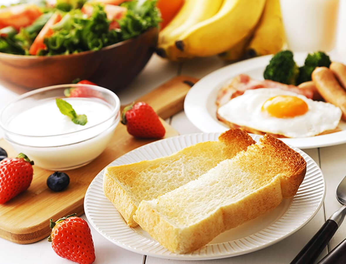 朝食の多くは粉体の分散と溶解で作られます